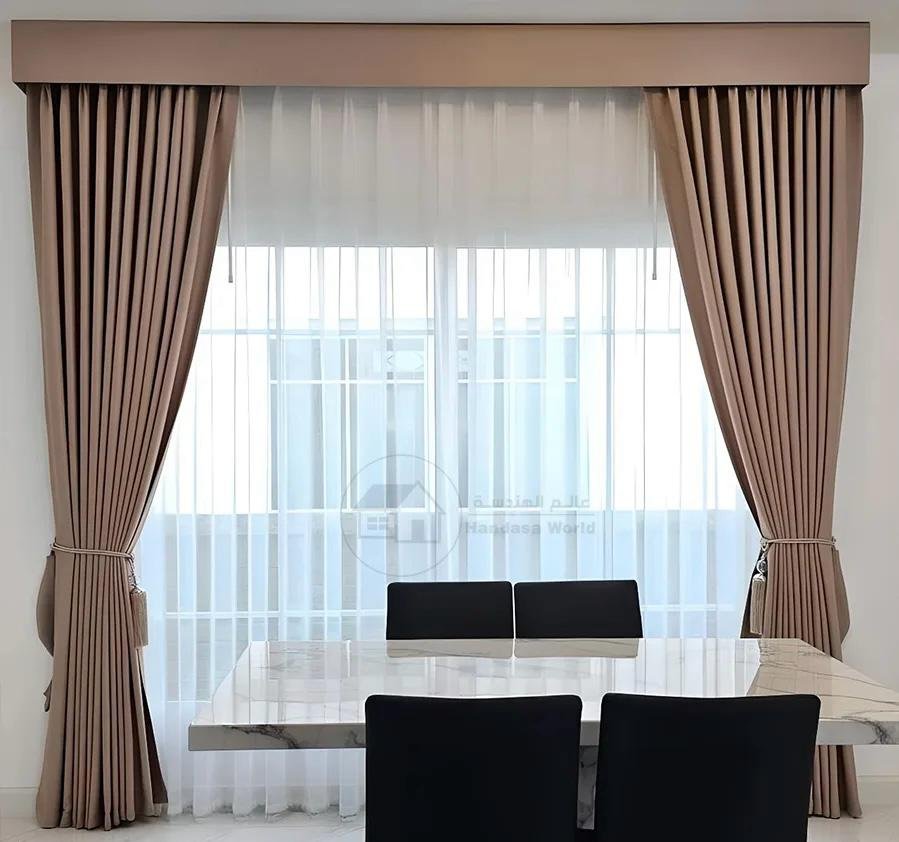 Stijlvolle gordijnroede met gordijn